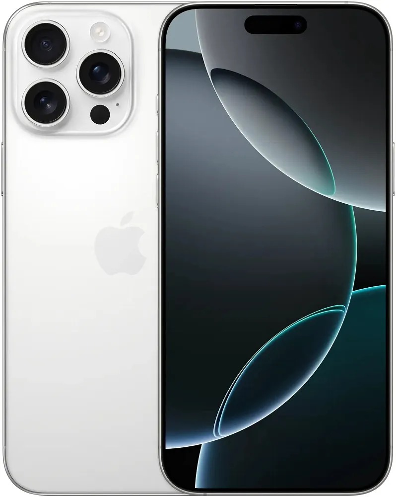 Apple iPhone 16 Pro Max 256GB White Titanium MYX93LL (eSIM)